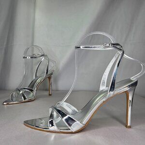 I.n.c. International Concepts Women's Aelizia Dress Sandals - Silver Smooth